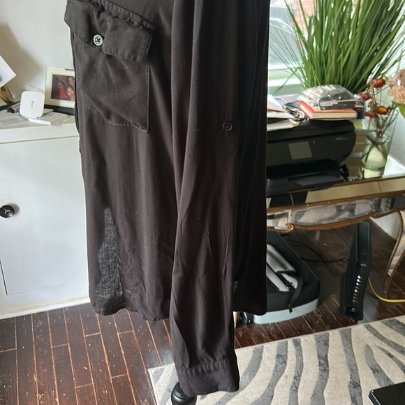 Cloth and stone black rayon shirt - Picture 5 of 11